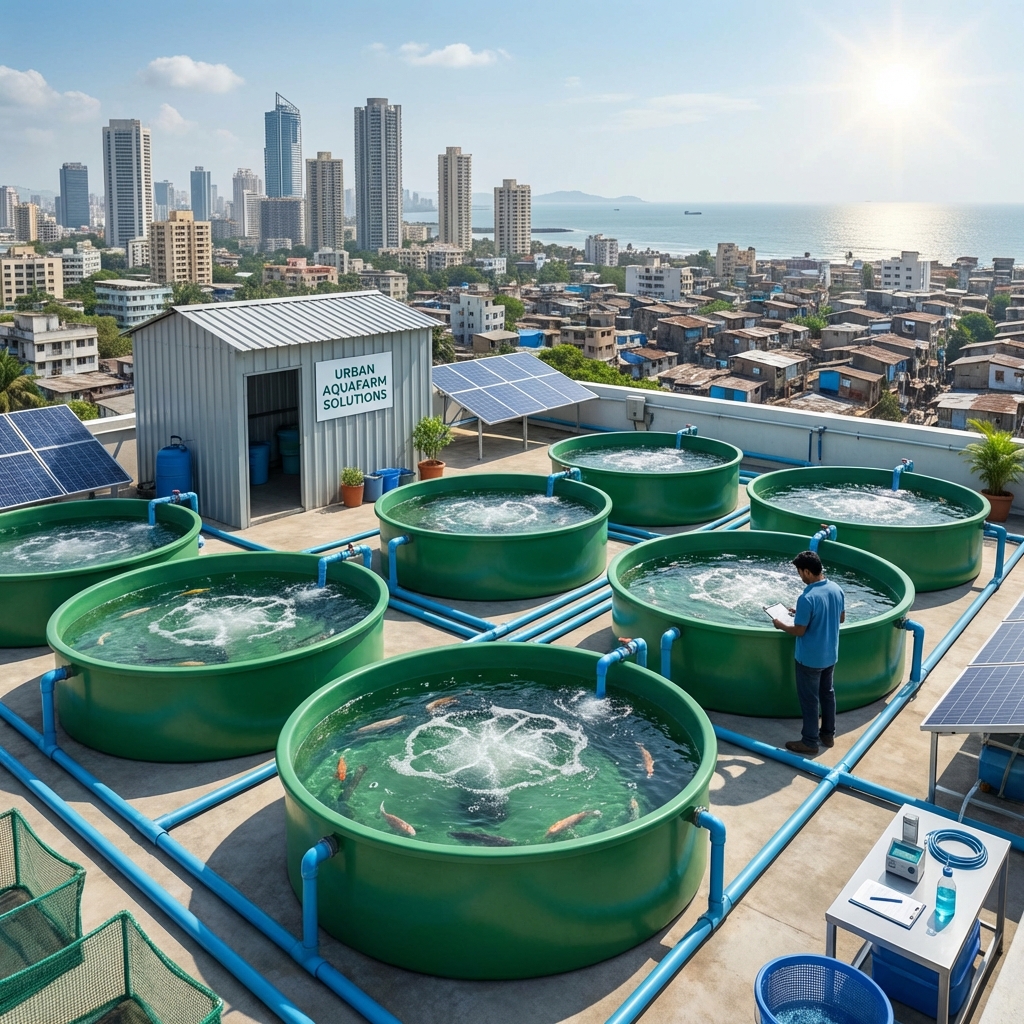 Terrace Fish Farm Setup